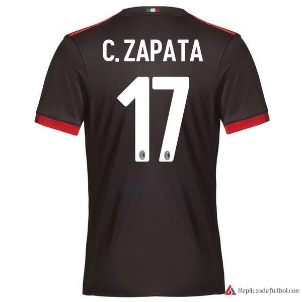 Camiseta Milan Tercera equipación C.Zapata 2017-2018